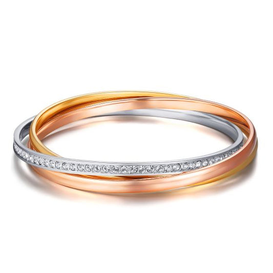 Radiance Crystal Bangle Set