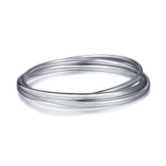 Radiance Silver Bangles
