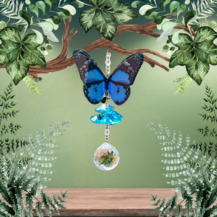 Tiny Blue Suncatcher